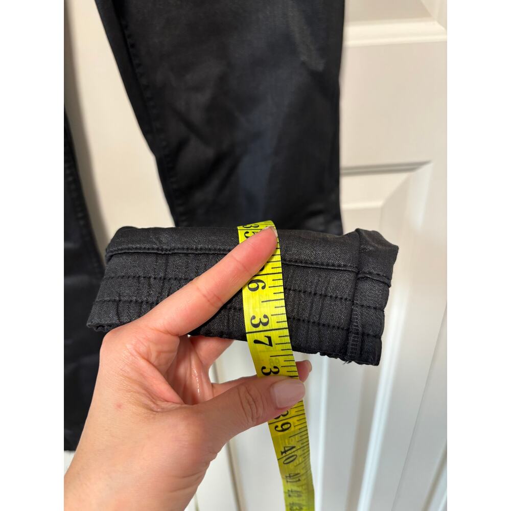 Kendall + Kylie The Jogger Black Coated Skinny Pants M - Picture 6 of 11